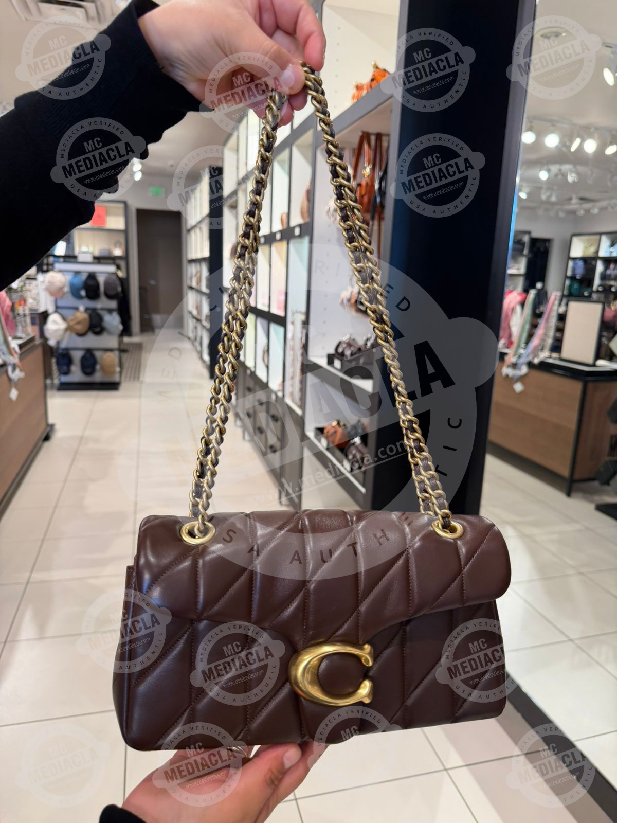 👜 Cartera Coach Tabby 26 Pillow Quilted – Lujo Original USA