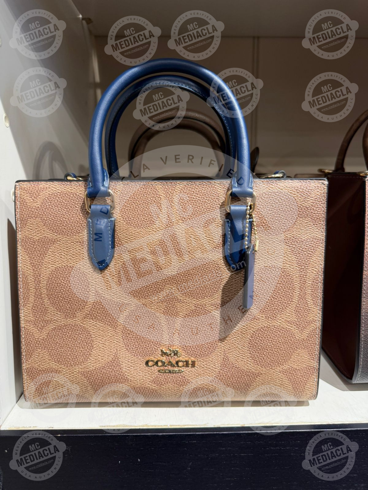 👜 Cartera Coach Maggie Small Tote Ombre Signature – Elegancia Premium Original USA 1