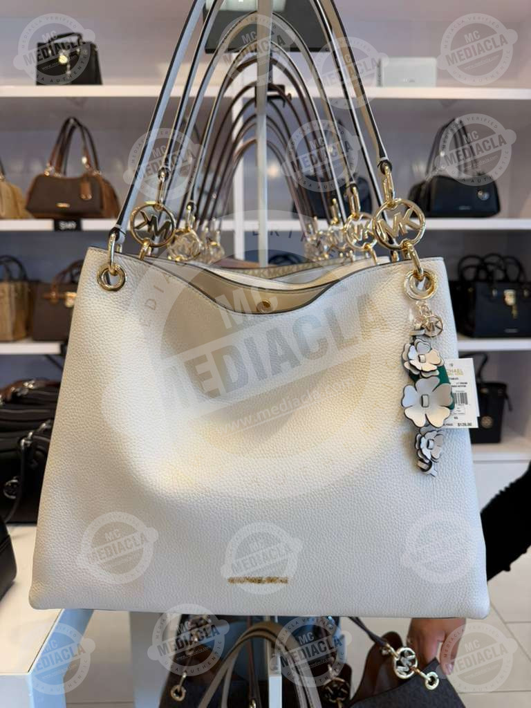👜 Michael Kors Christina Large Signature Shoulder Bag 4