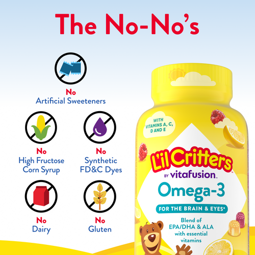🧸 Omega 3 Gummies for Kids L’il Critters – 120 Count 4