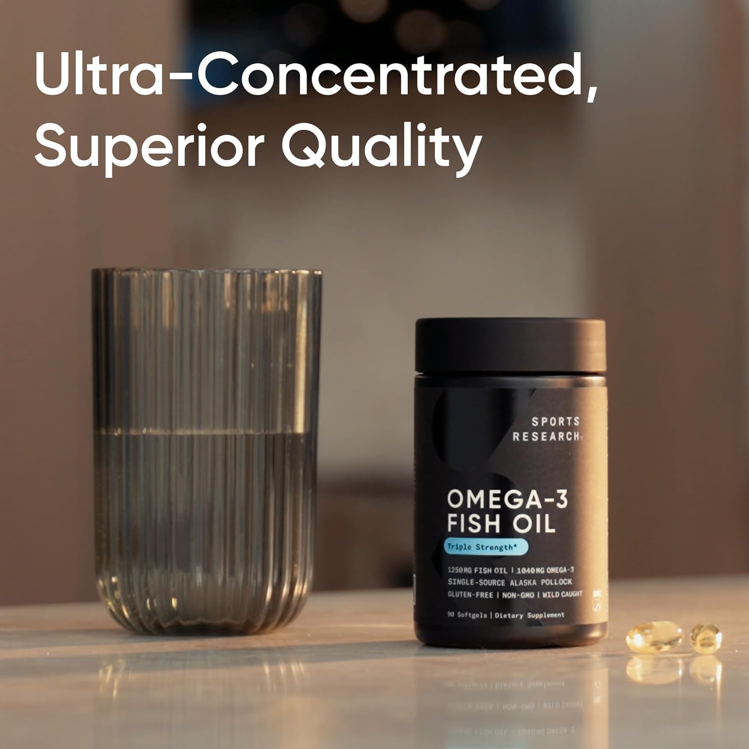 💊 Omega 3 Fish Oil Sports Research Triple Strength – 90 Softgels 5