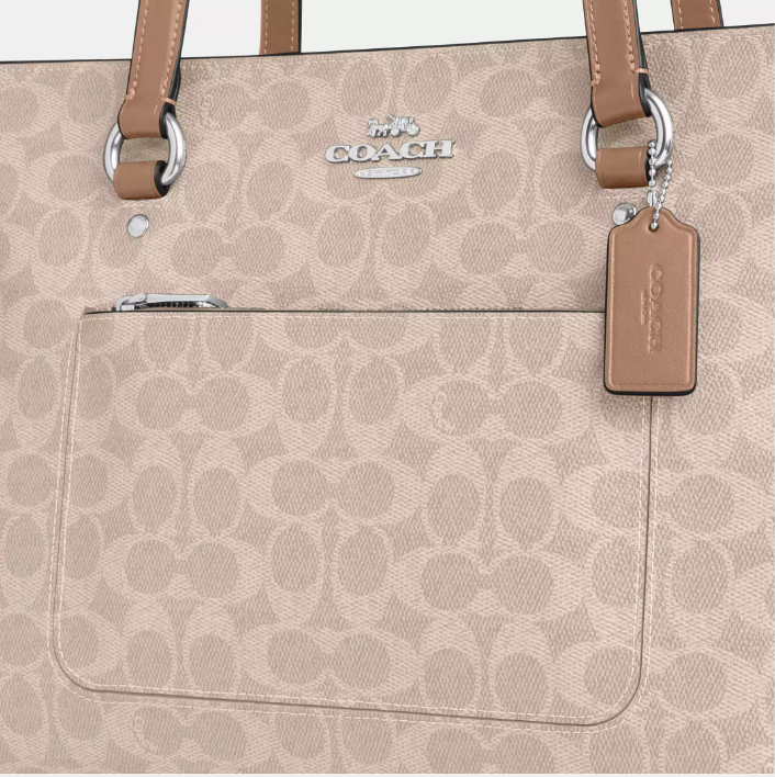 👜 Coach Station Tote Signature Bag – Classic Spacious Style 7