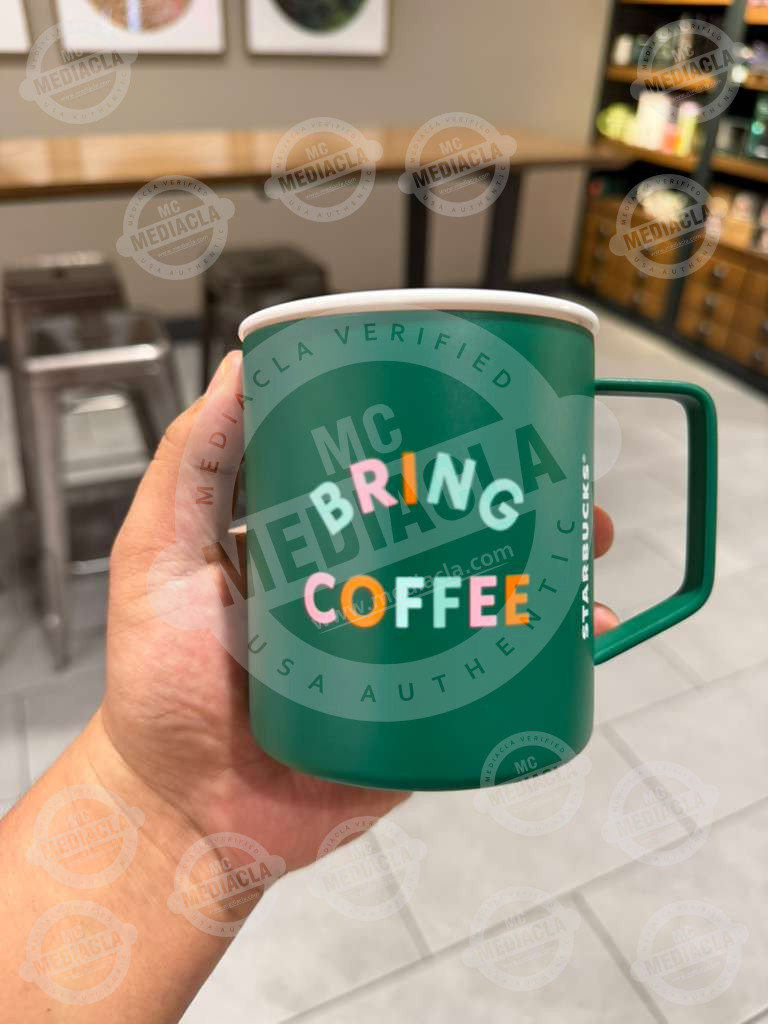 ☕ Mug Starbucks Road-Trip Ready 12 OZ – Verde