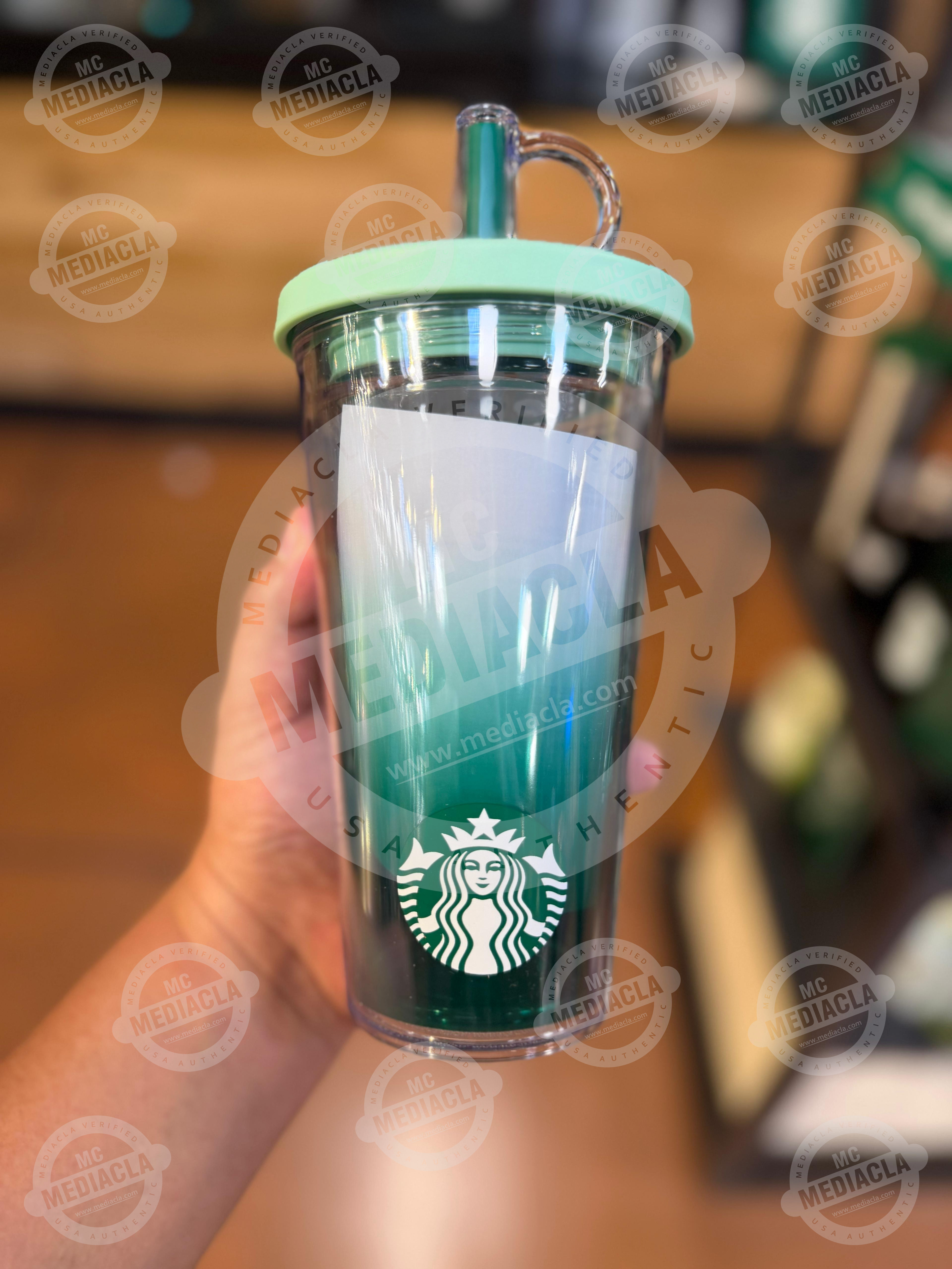 🥤 Vaso Starbucks Gradient Verde Mint 16 OZ