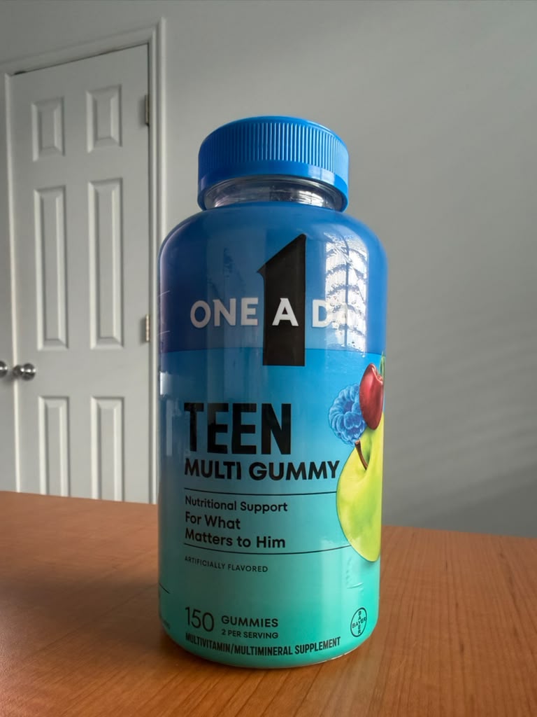 ONE A DAY TEEN MULTI GUMMY NUTRITIONAL SUPPORT FOR WHAT MATTERS TO HIM