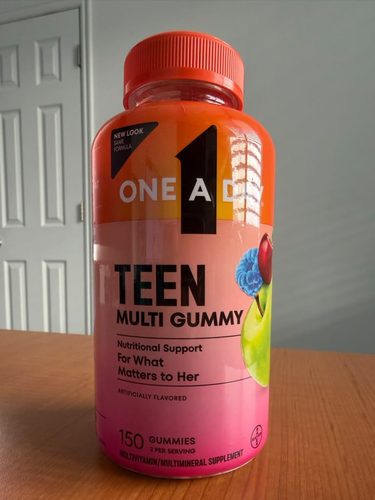 ONE A DAY TEEN MULTI GUMMY NUTRITIONAL SUPPORT FOR WHAT MATTERS TO HER