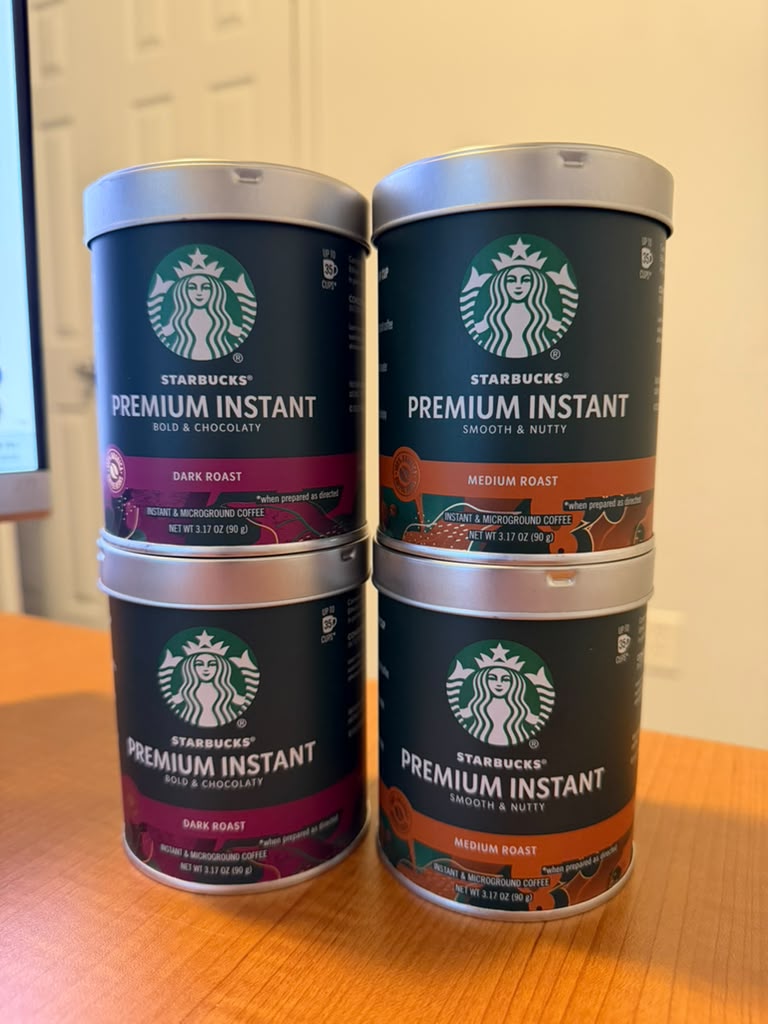 2 PREMIUM INSTANT SMOOTH & NUTTY MEDIUM ROAST - 90g
2 PREMIUM INSTANT BOLD & CHOCOLATY DARK ROAST - 90g
