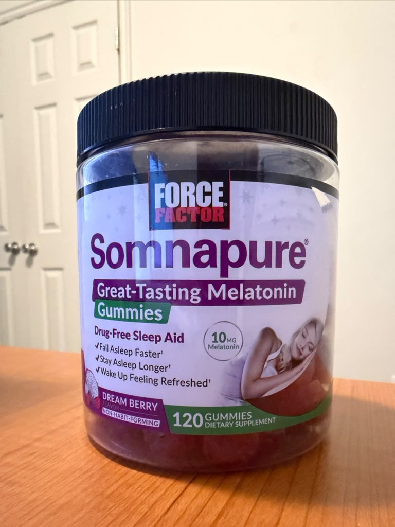 SOMNAPURE GREAT-TASTING MELATONIN GUMMIES (10MG MELATONIN) - 120 GUMMIES