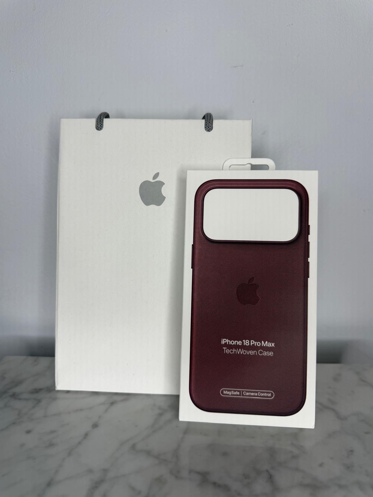 iPhone 18 Pro Max TechWoven Case with MagSafe – Burgundy