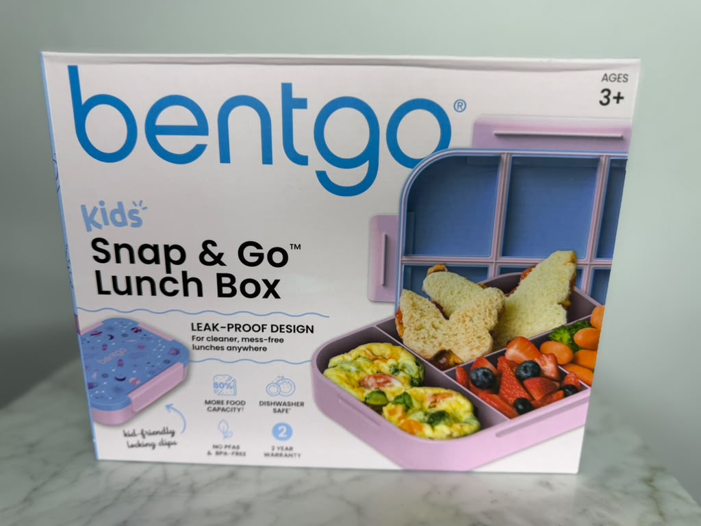 Bentgo Kids Lunch Box with Leakproof Lid and Tray - Lavender Galaxy